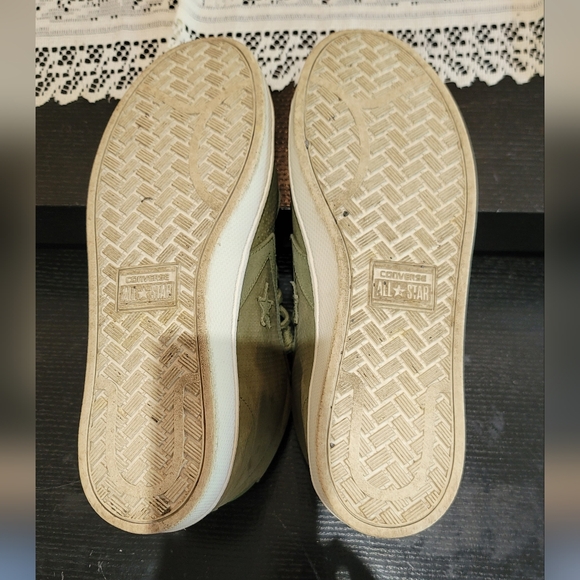 Mens Converse high top sneaker 11.5 green - Picture 9 of 14